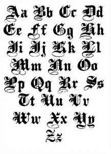 From Old English Lettering Tattoos To Tattoo Letters Designs Page Fonts Calligraphy Alphabet, Tattoo Fonts Calligraphy, Alphabet Old English, Tato 3d, Tattoo Alphabet, Calligraphy Tattoo Fonts, Tattoo Letters, Old English Alphabet, Alphabet Calligraphy