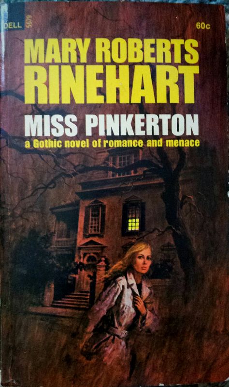 Miss Pinkerton - Mary Roberts Rinehart Gothic Romance Books, Romance Covers Art, Gothic Books, Romance Novel Covers, Pulp Novels, Gothic Novel, Romance Covers, Romance Book Covers, Gothic Romance