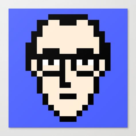 Keith Haring Cross Stitch, 8 Bit Art, Portrait Canvas, Stitch Art, Perler Bead Art, Keith Haring, Stitching Art, Perler Bead, 8 Bit