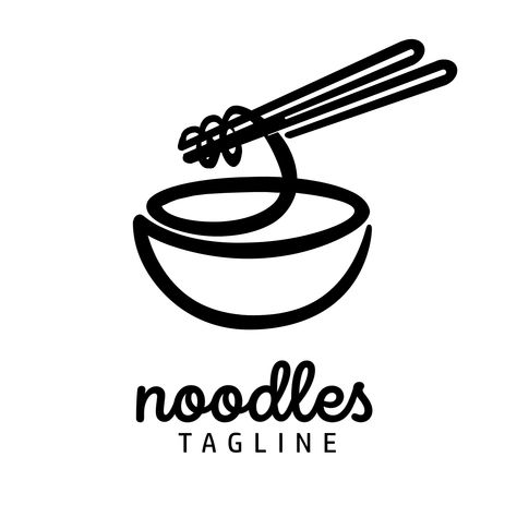 Noodle Logo, Food Logo Design, Food Logo, Japan Food, Logo Food, Nct, Logo Design, Japan, ? Logo