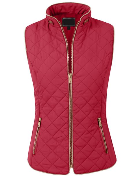 Zip Up Vest, People Women, Jacket With Pockets, Lightweight Quilt, Jacket Vest, Snow Jacket, Quilted Vest, Amazon Women, Zip Jacket