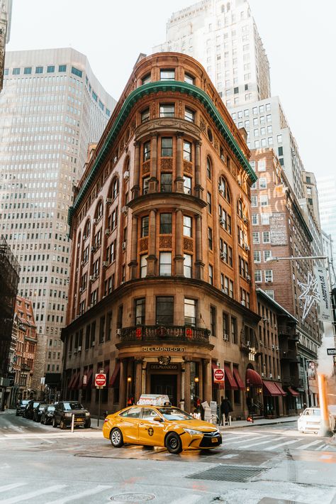 Delmonicos Nyc, Wall Street Nyc, Holidays In New York, City Holiday, New York Architecture, Mandala Wallpaper, Downtown New York, New York City Travel, Holiday Guide