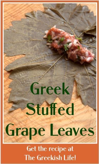 Dolmades, Yaprakia - whatever you call them, they're delicious! Get the recipe at The Greekish Life! Creta Greece, Stuffed Grape Leaves, Stuffing Ingredients, Drying Dill, Beef Chuck, Food Pin, Greek Recipes, Mediterranean Recipes, How To Dry Oregano