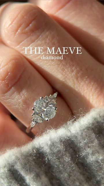 Brianna Trudell on Instagram: "(SOLD) Did I? Yes. Yes I did. White gold!!!! 😱✨ This version of my Maeve will be available on Friday! The center is a 1.02 CT E VVS1 lab grown diamond, and set in 14K white gold!" The Maeve Ring, Maeve Ring, Engagement Ring Types, Pretty Engagement Rings, White Diamond Rings Engagement, Dainty Engagement Rings, Ring Inspo, Cute Engagement Rings, Engagement Ring Inspiration