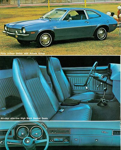 1972 Ford Pinto Sedan | coconv | Flickr Ford Garage, Famous Car, Coolest Cars, Ford Pinto, 70s Cars, Vintage Vehicles, Fire Hazard, Old Fords, Ford Classic Cars