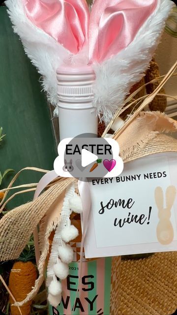 Kaycee Greer on Instagram: "Easter Gift Idea! This turned out so adorable & I just love all the pink💗🐰 Great for a hostess gift, co worker, friend gift or bring it as your side dish! You can always make it & leave it on your counter for Easter decor. Cheers! 

Comment bunny for the links💗🐰💗🐰💗🐰💗🐰
.
.
.
#easter #easterbunny #eastergifts #eastergift #easterdiy #easterdecor #eastersunday #easterbasket #happyeaster #eastersidedish #eastercrafts #eastertreats #eastertreats #easterbrunch #eastertime #eastertable #easterfun #easterbunnies #easterbrunch #easterparty #gift #gifts #giftidea #giftideas #giftwrapping #giftbaskets #rosé #springaesthetic #artsandcrafts #craftymom #craftymama" Easter Hostess Gift, Easter Side Dishes, Hippity Hoppity, Crafty Mama, Crafty Moms, Easter Time, Easter Brunch, Spring Aesthetic, Easter Treats