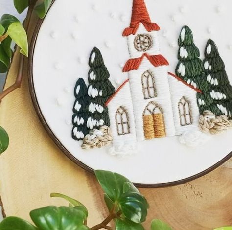 Embroidery Nativity Scene, Nativity Embroidery, Christmas Embroidery Ideas, Winter Embroidery, Beginner Embroidery, Art Patterns, Christmas Quilt, Yarn Projects, Christmas Embroidery