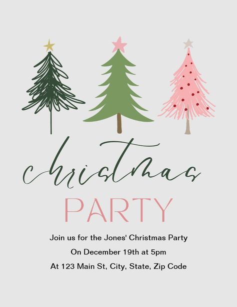 Ornament Exchange Party, Holiday Christmas Party, Ornament Exchange, Christmas Party Invitation, House No, Cool Christmas Trees, Christmas Cocktails, Christmas Party Invitations, Relief Society