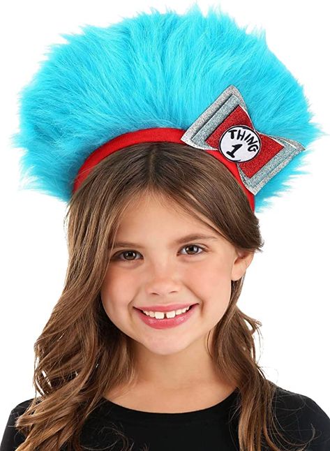 Thing 1 Thing 2 Costume, Thing 2 Costume, Fuzzy Headband, Forrest Gump Costume, Karate Kid Costume, Ace Ventura Costume, Kiss Costume, Troll Costume, Fairy Tale Costumes