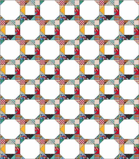 Scrappy quilt Scraps Quilt, Snowball Quilts, 9 Patch Quilt, Thinking Man, Scrap Busters, Scrappy Quilt Patterns, Scrap Quilt Patterns, Star Quilt Blocks, Scrappy Quilt