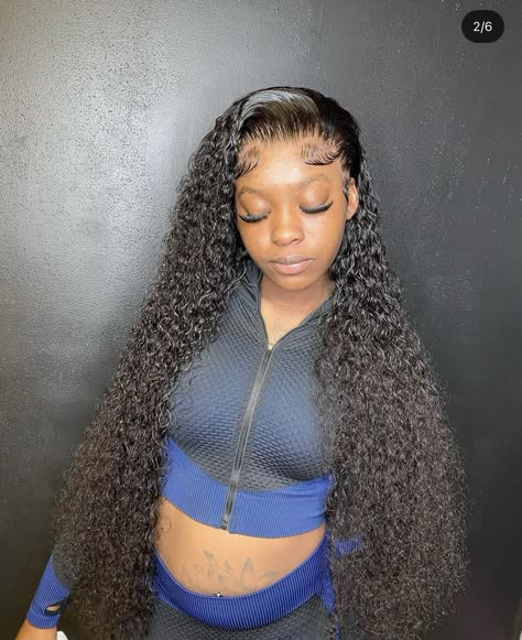 Black Curly Frontal Wig, Long Water Wave Wig Black Women, Long Deep Wave Wig Black Women, Wet And Wavy Lace Front Wig No Part, 30 Inch Water Wave Wig Styles, No Part Water Wave Wig, Deep Wave Wig Free Part, Curly Wig Styles For Black Women, Deep Wave No Part