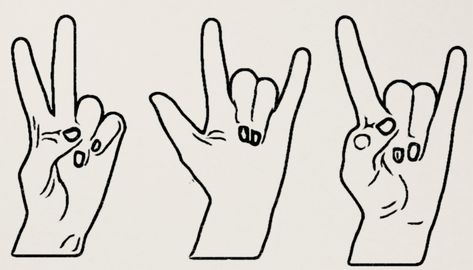 a future tattoo that i drew mimicing my own hand Rock N, Peace Love, Future Tattoos, Rock N Roll, Peace Gesture, Tattoos