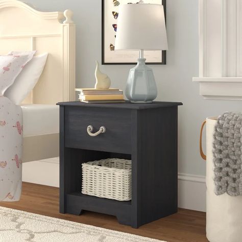 Cubert 1 Drawer Nightstand Kids Nightstands, Beds Kids, Style Nightstand, Small End Tables, Kids Nightstand, Kids Beds, Furniture Kids, Bedside Storage, Bedroom Vanity