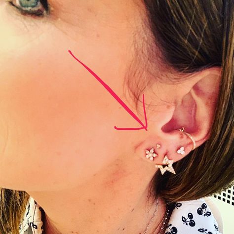 Savannah Guthrie, Gwyneth Paltrow get ears pierced together Ear Cluster Piercing, Savannah Guthrie Ear Piercing, Chrissy Teigen Ear Piercings, Triple Ear Piercing, Ear Peircings, Savannah Guthrie, Constellation Earrings, Gold Heart Stud Earrings, Ears Pierced