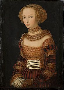 Anna van Denemarken (1532-1585) - Wikipedia Portret Feminin, German Costume, Lucas Cranach, German Outfit, German Dress, German Fashion, Georges Braque, Medieval Clothing, Saxony