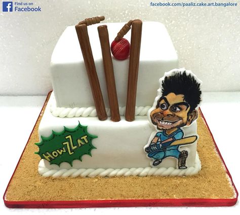 Clean Bowled Virat Kohli. Cake Crafted by Paaliz Cake Art Bangalore. Custom Made, Designer Theme Cakes www.facebook.com/paaliz.cake.art.bangalore/info Happy Birthday Virat Kohli, Cake Craft, Bedroom Bed Design, Virat Kohli, Cake Art, Bedroom Bed, Custom Cakes, Themed Cakes, Bed Design