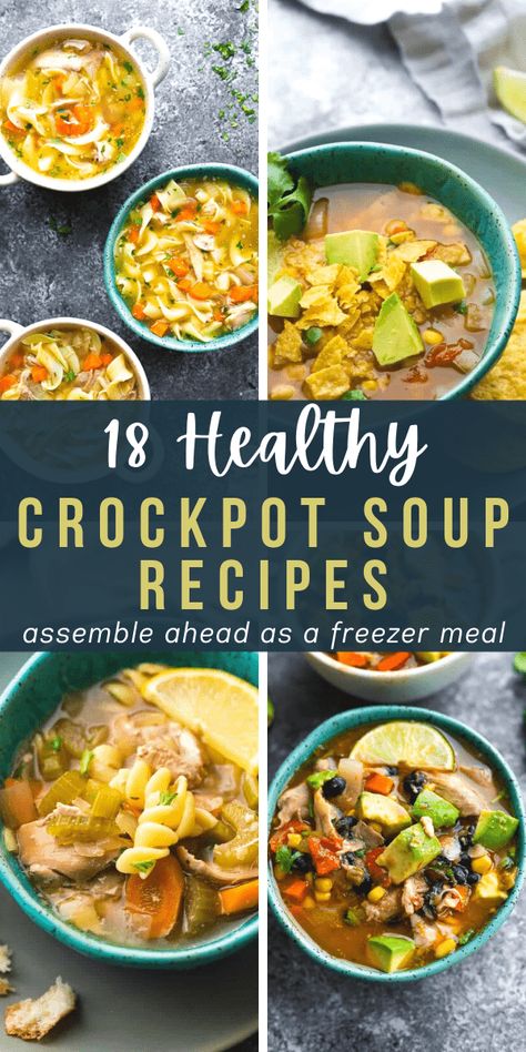 Healthy Crockpot Soup Recipes, Fall Soups Crockpot, Healthy Soup Recipes Clean Eating, Chili Vegetarian, Healthy Fall Soups, Soup Recipes Healthy Crockpot, Healthy Crockpot Soup, Soup Recipes Healthy Vegetarian, Easy Crockpot Soup