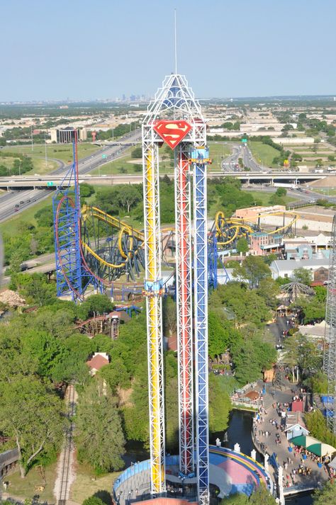 Six Flags Texas, Six Flags Fiesta Texas, Six Flags Over Texas, Texas State Fair, Tower Of Power, Planet Coaster, Amusement Rides, Arlington Texas, Adrenaline Rush