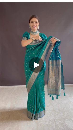 Easy Saree Draping, Saree Styling, Pleated Saree, Saree Draping, Indian Clothes, Beautiful Saree, Simple Tricks, Say Goodbye, Indian Outfits