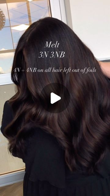 17K views · 1.4K likes | Redken on Instagram: "Shades EQ richness 🍫 @adelencolorist shares the process behind this #chocolatebrunette 👇 “What we had to tackle: + Felt the blonde was too solid not enough dimension + Too much blonde + Harsh lines How I tackled it: + Strategically place teasylights 🪄 + Made everything left out of the foils dark again- I like to use a Demi for this! + Color melt to ensure a seamless grow out”" Demi Hair Color Shades, Redken Brunette Formulas, Demi Hair Color, Chocolate Brunette, Color Melt, Color Formulas, Chocolate Brown Hair Color, Redken Shades, Hair Color Formulas