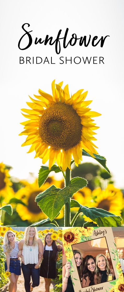 Rustic Sunflower Bridal Shower Decor, You Are My Sunshine Bridal Shower Theme, Sunflower Shower Ideas, Sunflower Bridal Shower Favors, Sunflower Wedding Shower Ideas, Sunflower Themed Bridal Shower Ideas, Bridal Shower Ideas Rustic, Yellow Bridal Shower Ideas, Sunflower Bridal Shower Ideas