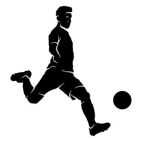 Man football silhouette PNG Design Man U Logo, Football Silhouette, Sport Center, Graphic Design Flyer, Silhouette Png, Graphic Artwork, Silhouette Svg, Png Design, Gradient Color