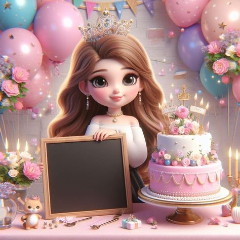 Happy Birthdays, Happy Birthday Wishes Photos, Happy Birthday Wishes Cake, Birthday Ideas For Her, Birthday Wishes Cake, Happy Birthday Frame, Photo To Art, Birthday Frames, Cute Cartoon Pictures