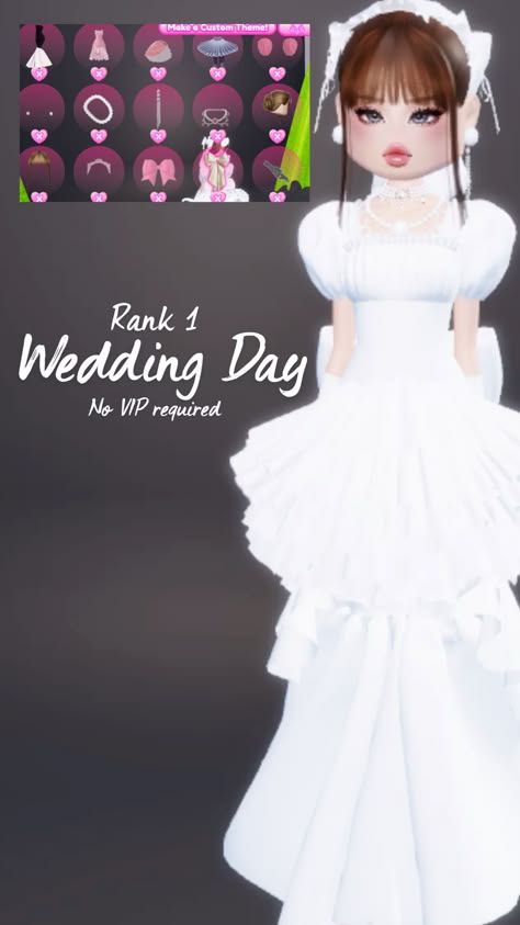 Dti Wedding Day Outfit No Vip, Dress To Impress Roblox Wedding Day, Wedding Day Dress To Impress No Vip, Wedding Dti Outfit, Wedding Day Dti Fits, Dti Theme Wedding Day, Wedding Day Outfit Dress To Impress, Dti Outfits Wedding Day, Dti Wedding Day Theme Outfit