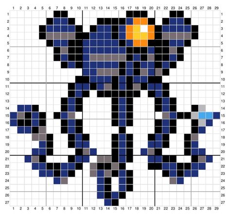 Fallout Perler Beads, Fallout Pixel Art, Fallout Perler, Fallout Crochet, Mr Handy, Cross Stitch Games, Stitch Games, Crochet Panel, Keychain Ideas