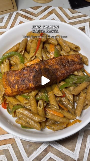 Awa 🇲🇱 Just a lady who loves to cook 🌱 | Ouu wee!! 😋 Air Fried Jerk Salmon Rasta Pasta ✨

👉🏾 Jerk Salmon

Black Pepper
Garlic Powder
Paprika
Lawry’s Seasoning Salt
Dry Jerk... | Instagram Jerk Salmon Rasta Pasta, Jerk Salmon, Rasta Pasta, Seasoning Salt, Salmon Seasoning, Jerk Seasoning, A Lady, Fish Recipes, Black Pepper