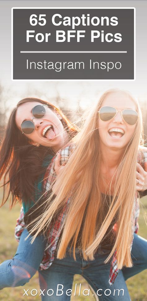 Two women having fun posing for a photo. Crazy Best Friend Captions, Bff Ig Captions Best Friends, Captions For Selfie With Best Friend, Funny Best Friend Quotes For Instagram, Hashtag For Friends, Sassy Best Friend Captions, Insta Quotes For Friends, Met After A Long Time Friend Caption, Best Friends Ig Captions