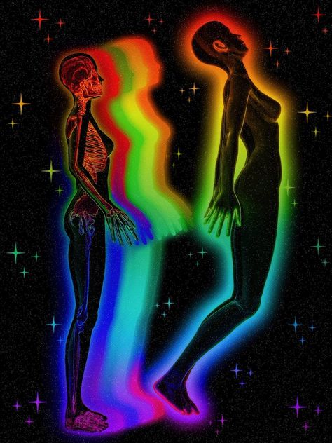 Intangible Art, Body Connection Art, Psydelic Art, Energy Art Spiritual, Spiritual Love Art, Love Connection Art, Soul Connection Art, Twin Flame Aura Art, Soul Lovers Art