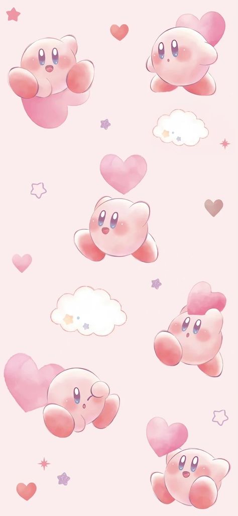 Kirby Iphone Wallpaper Hd, Kirby Wallpaper Aesthetic, Aesthetic Kirby Wallpaper, Cute Kirby Art, Kawaii Kirby Wallpaper, Kirby Wallpaper Hd, Cute Kirby Wallpapers, Kirby Phone Wallpaper, Kirby Iphone Wallpaper