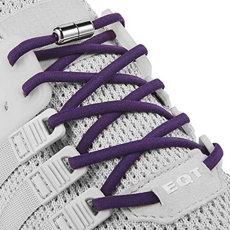 Amazon.com: Elastic No Tie Shoe Laces For Adults,Kids,Elderly,System With Elastic Shoe Laces(2 Pairs): Shoes Shoe Tieing, No Tie Shoe Laces, Tie Your Shoes, No Tie Shoe, How To Tie Shoes, Dad Shoe, No Tie Laces, Elastic Shoe Laces, Types Of Lace