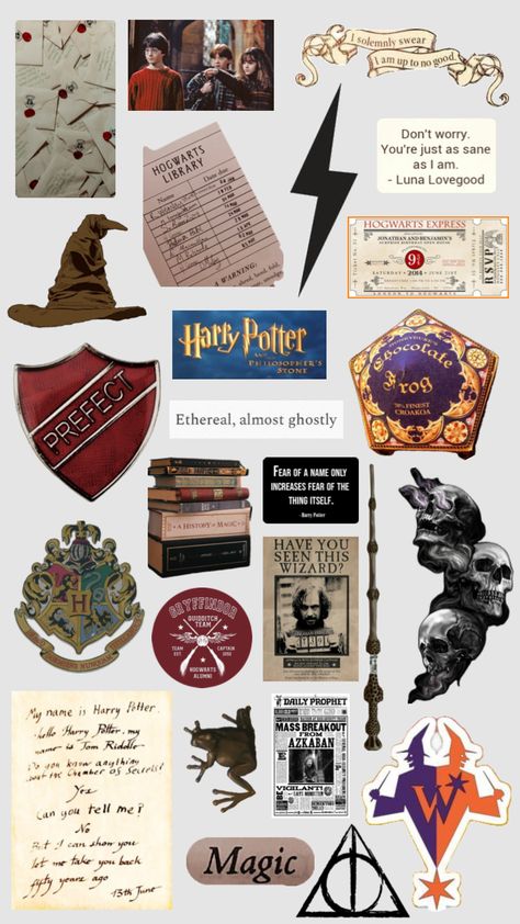 Your just as sane as I am, I love Harry Potter it’s one of my fav shows <3. Who’s your fav Harry Potter character? #harrypottermoodboard #hpaesthetic Harry Potter Notebook, Harry Potter Journal, Harry Potter Character, Harry Potter Stickers, Harry Potter Characters, Mood Board, Create Yourself, Harry Potter, Bullet Journal