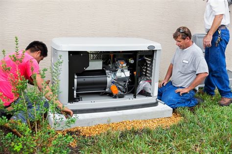 Installing an whole house emergency generator for hurricane season Home Backup Generator, Home Generator, House Generator, Emergency Generator, Whole House Generators, Backup Generator, Generators For Sale, Generator House, Portable Generator