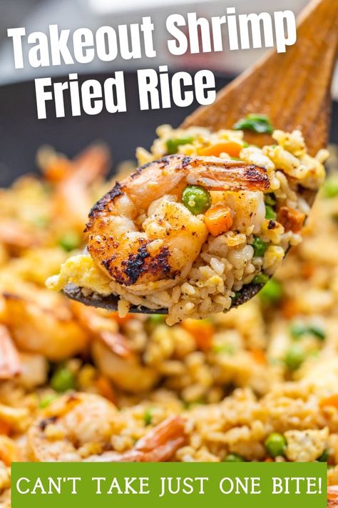 Stir Fry Rice With Shrimp, Shrimp And Fried Rice Recipes, Authentic Shrimp Fried Rice, Shrimp Fried Rice Recipe Chinese, Shrimp Fried Rice Recipe Easy, Fried Rice And Shrimp, Shrimp Fried Rice Easy, Rice Dinners, Easy Shrimp Fried Rice