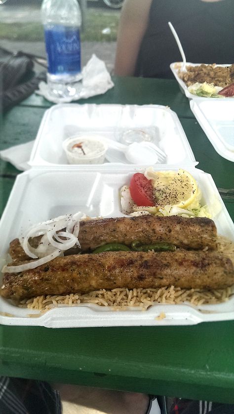 sheek kabab and rice :) Kababs Recipes, Grilling, Rice, Ethnic Recipes, Tiramisu