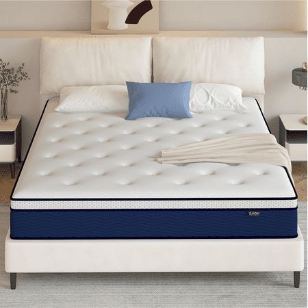 Z-hom hybrid spring mattress that loves by many. it takes care of every part of your body and give you a good night's sleep. With Z-hom hybrid spring mattress, you don't have to worry about sleep problems caused by a hard day's work. Type:Hybrid Mattress Thickness:12" Firmness:Medium Firm Coil Type:Pocketed Coil Sleeper Type:Back, Stomach, Side Certified:CertiPUR-US and Oeko-Tex Package:Bed in A Box Warranty:10 years Available Size: Twin Size : 75"L x 39"W x 12"H Full Size: 75"L x 60"W x 12"H Qu Twin Bed Mattress, Dream Bedroom Inspiration, Full Size Mattress, Spring Mattress, Full Mattress, Mattress In A Box, King Size Mattress, Gel Memory Foam Mattress, Box Bed