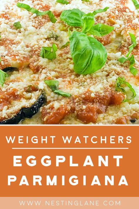 Weight Watcher Eggplant Recipes, Ww Eggplant Recipes, Eggplant Parmigiana Recipe, Ww Lunches, Garlic Chicken Recipes Easy, Slow Cooker Chicken Stroganoff, Slow Cooker Ratatouille, Parmigiana Recipe, Herb Chicken Recipes