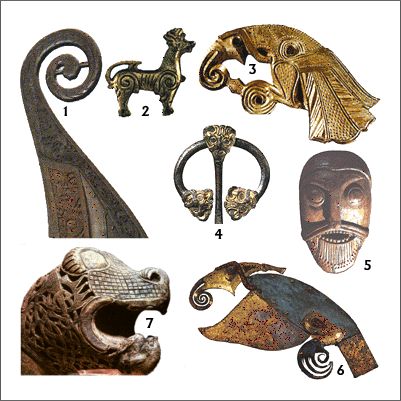 serpent, dragon, bird of prey and raven - all symbols used in viking artefacts. Historical Viking Art, Viking Artefacts, Viking Artifacts, Serpent Dragon, Norse Art, Norwegian Vikings, Dragon Bird, Norway Viking, Germanic Tribes