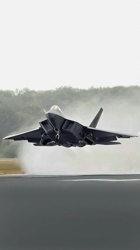 Photo Avion, Jet Fighter Pilot, F 22 Raptor, Stealth Aircraft, F22 Raptor, Airplane Fighter, Military Airplane, Air Fighter, Military Jets