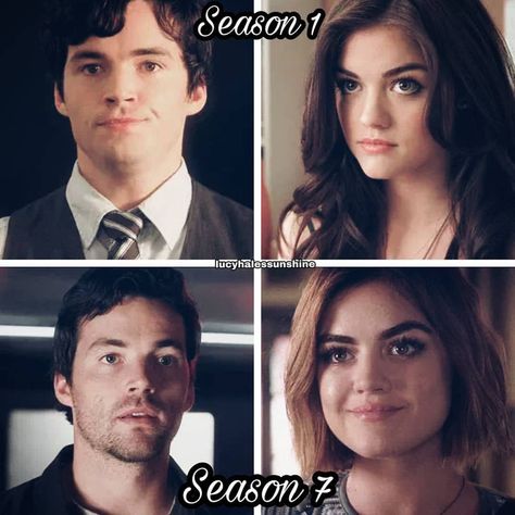 Aria Ezra, Pll Aria, Ezra And Aria, Pll Memes, Pretty Little Liars Spencer, Spencer And Toby, Pretty Little Liars Aria, Ezra Fitz, Ian Harding