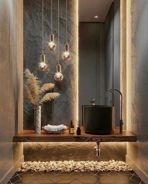 Beautiful Small Bathroom Designs, Beautiful Small Bathrooms, Ideas Baños, Bathroom Design Styles, Wc Design, Modern Bathroom Interior, Washbasin Design, Bathroom Decor Luxury, Washroom Design