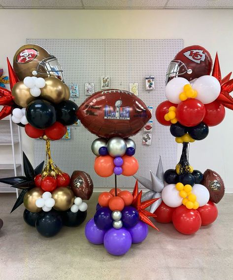 Took a page out of the @balloons_creations_by_denitsa playbook for this #SuperBowl set! Here’s to one of these Betty Towers being… | Instagram 49ers Birthday Party, 49ers Birthday, 49ers Party, National Signing Day, Football Party Decorations, Football Party, Balloon Decor, February 11, The Balloon