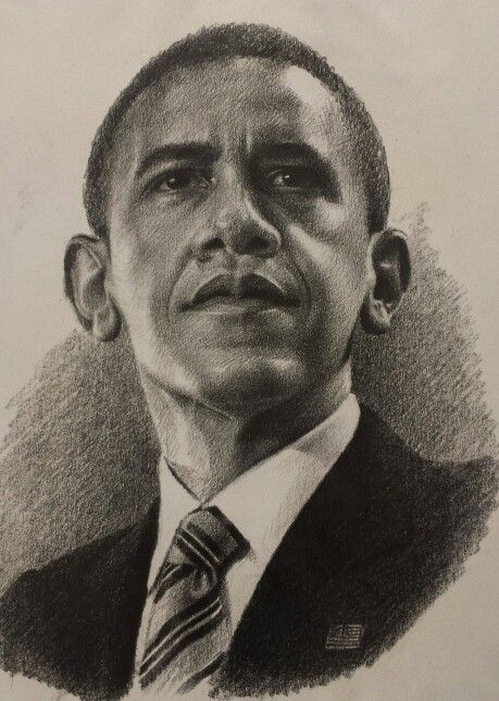 Pencil portrait of President Obama Obama Drawing, Chucky Drawing, Woodburning Ideas, Andy Warhol Art, Warhol Art, Black Leaders, Realistic Portrait, Portrait Drawings, Form Art