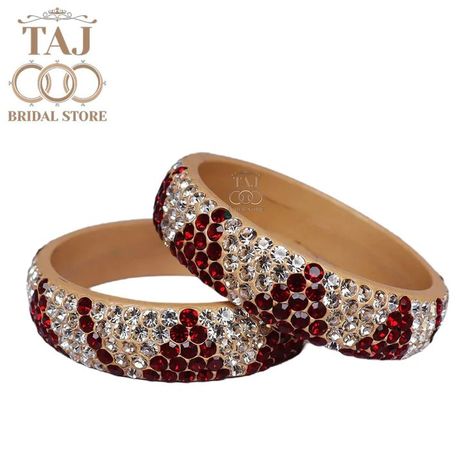 Rajasthani Lac Kada in Beautiful Red-White Stone is an extremely Popular Rajasthani Lac Bangles in India and All Over the World, Lac Bangles Look Contemporary yet Ethnic. Lac Bangles, White Stone, Love Art, All Over The World, Red And White, Bangles, India, Stone, The World