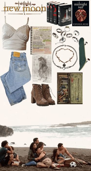 Twilight: New Moon Outfit | ShopLook Twilight Inspired Outfits, Twilight Aesthetic Outfit, Combat Boot Heels, Twilight Oc, Jeans Png, Moon Outfit, Twilight Aesthetic, Box Set Books, Brown Combat Boots