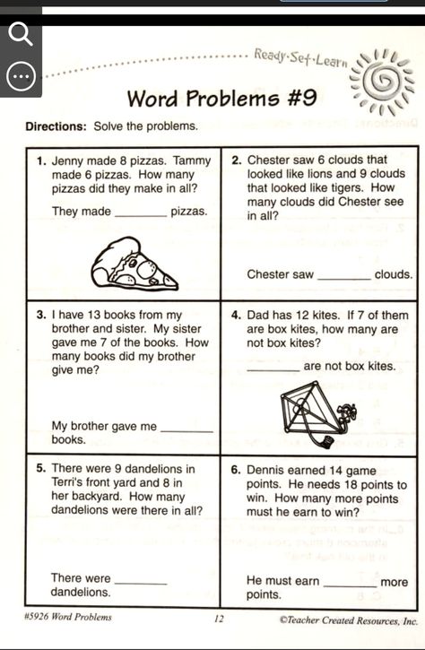 Third Grade Math Worksheets Word Problems, Math Word Problems 1st Grade, Math Problems For 4th Grade, 3rd Grade Math Problems, Useful Spanish Phrases, Mental Maths Worksheets, Mental Maths, Math Fact Worksheets, Problem Solving Worksheet