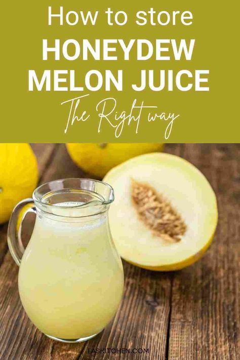 A Pinterest pin featuring a collage of honeydew melon juice and informative text. Learn about the nutrition, benefits, and usage of honeydew melon juice. Discover tips on buying and storing this hydrating beverage. Perfect for anyone looking to enhance their wellness journey with delicious and nutritious options. #HoneydewMelon #Juicing101 #HealthyLiving Honeydew Melon Juice Recipe, Melon Juice Recipe, How To Make Juice, Storage Tricks, Melon Juice, Green Melon, Honey Dew, Honeydew Melon, Sweet Drinks